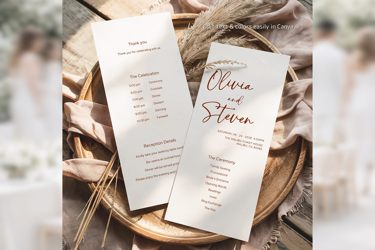 Modern Script Program Canva bd007, a Card Template by TyphoonStudio (Photo 4 of 10)
