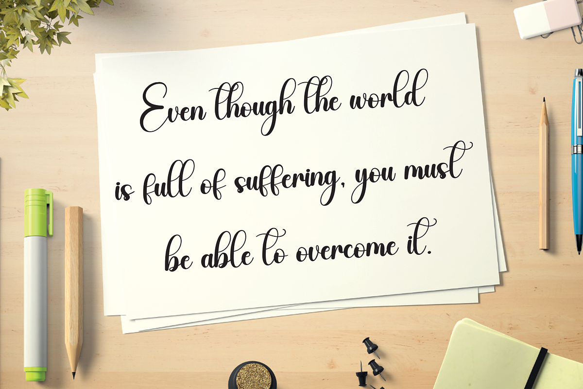 Blanket | Script Font, a Handwritten Font by Scratchones (Photo 3 of 9)