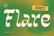 CS Flare Drawn, a Sans Serif Font by Craft Supply Co. (Thumbnail 1 of 8)