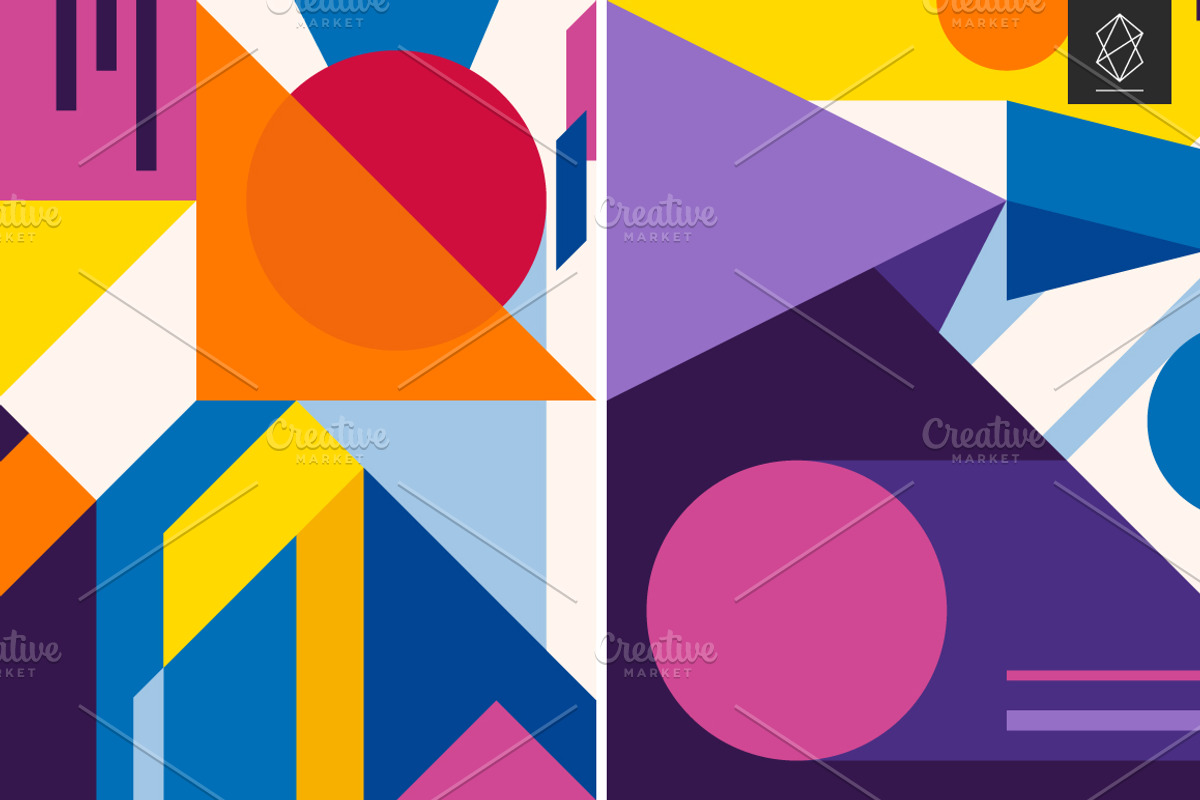 20 Abstract geometric backgrounds, a Pattern Graphic by Yury Velikanov (Photo 6 of 11)