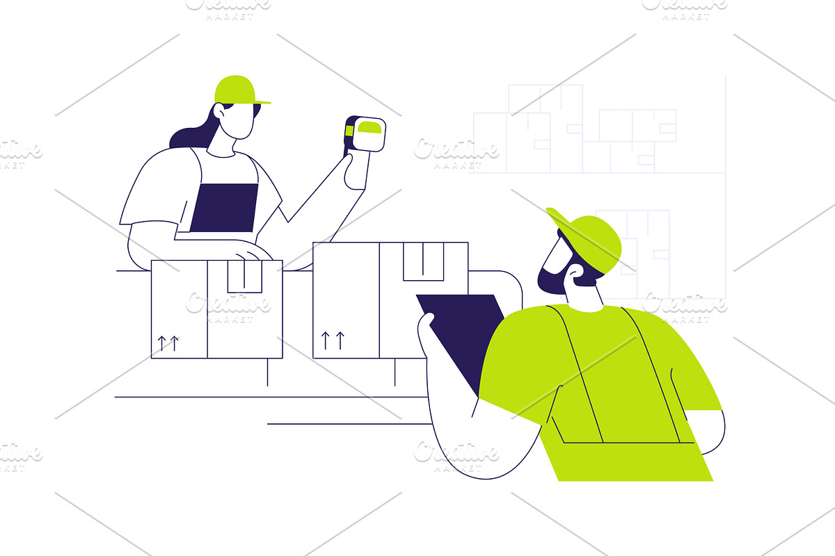 Goods-to-person technologies, a Finance Illustration by Visual Generation