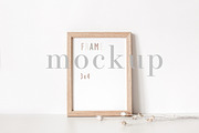 Frame Mockup, Boho Mockup Frame, a Print Template by BirdieFrames (Thumbnail 1 of 3)