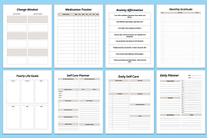 Editable Printable Planner Bundle