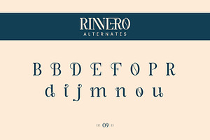 Rinnero Serif Font