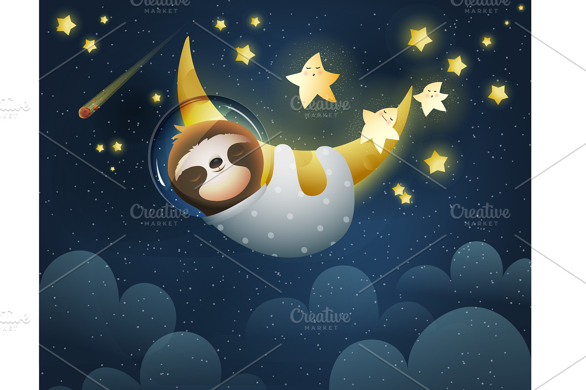 Space Kids Astronaut Dream Bundle, an Animal Illustration by Popmarleo Shop (Photo 4 of 19)
