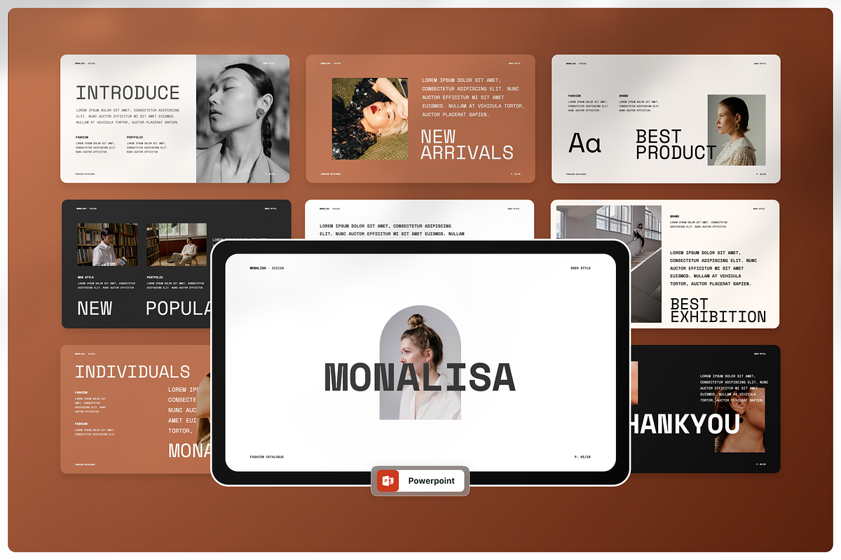 Fashion Catalogue Powerpoint, a Presentation Template by Annora Studio (Photo 1 of 5)