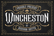 Wincheston Font, a Serif Font by Riswan Ratta (Thumbnail 1 of 13)
