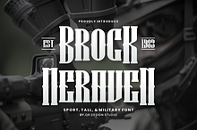 Brock Meraven Sport & Military Font