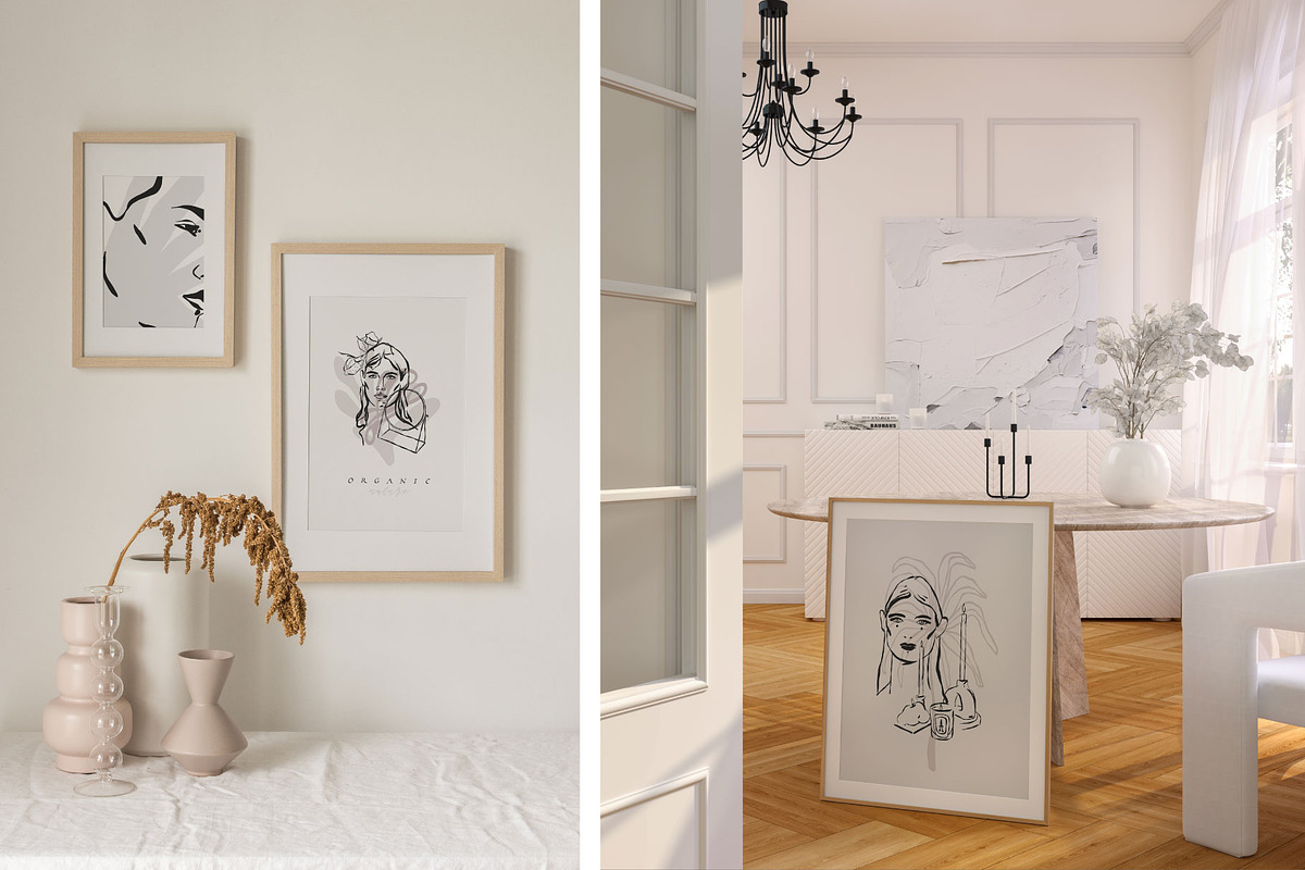 Feminine abstract poster gallery, a Person Illustration by Anastasy_helter (Photo 3 of 32)