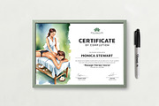 Massage Therapy Certificate, a Stationery Template by DesignDevisers (Thumbnail 5 of 10)