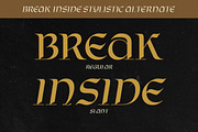 Break Inside Display, a Serif Font by Letterhend Studio (Thumbnail 3 of 9)
