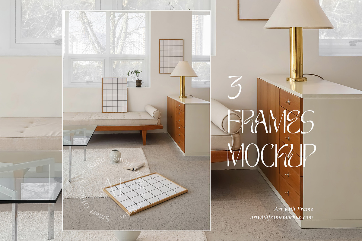 51 Frame Mockups - Vintage Furniture, a Product Mockup by ArtwithFrame (Photo 42 of 50)