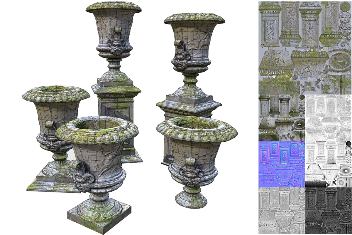 Vase from park, an Environmental 3D Model by Beatheart Creative Studio (Photo 7 of 14)