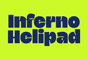 Blogh; Fat and Quirky Display Font, a Sans Serif Font by Eko Bimantara (Thumbnail 7 of 9)