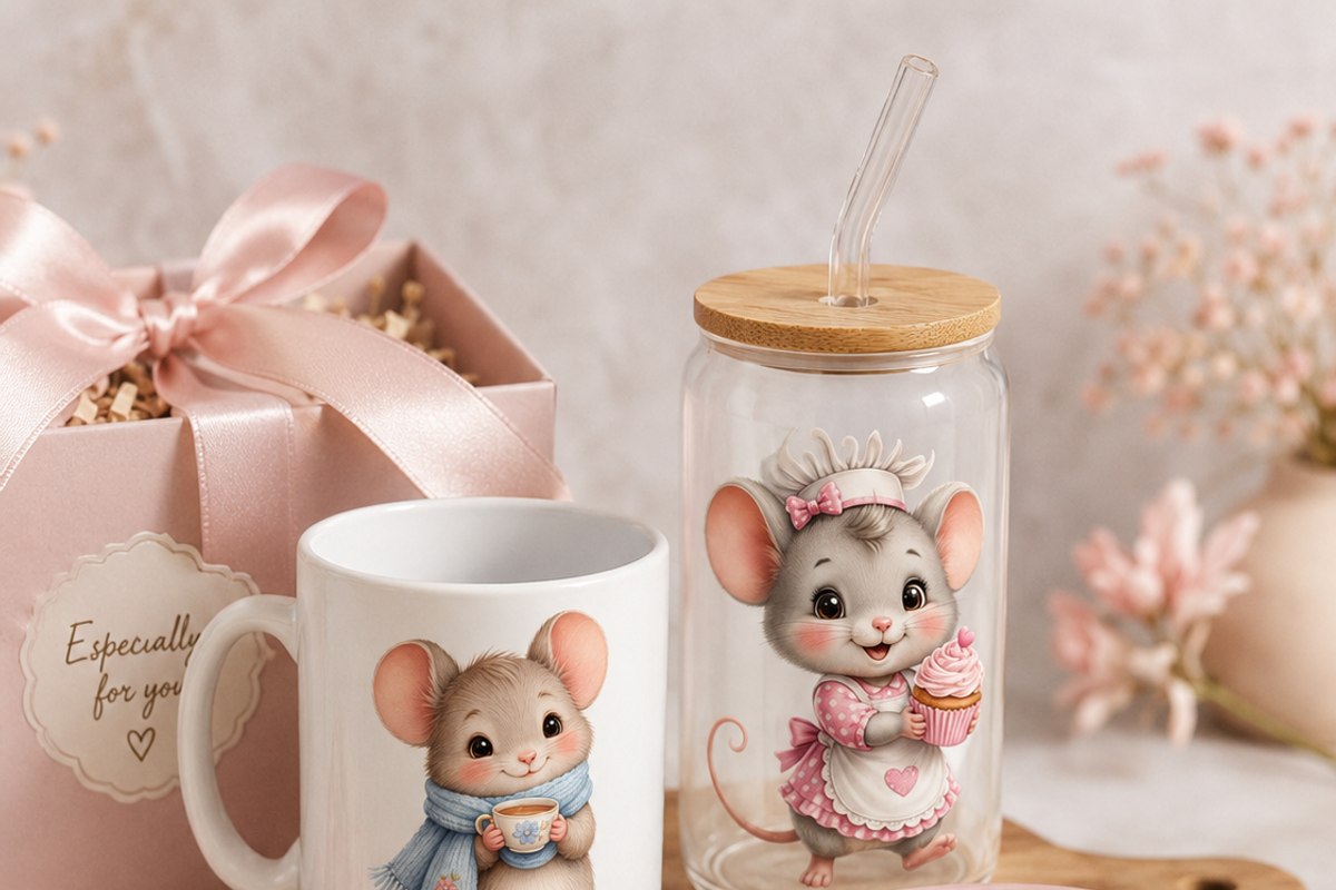 Cute Mouse clipart Bundle, an Object Illustration by HeavensStar (Photo 7 of 8)