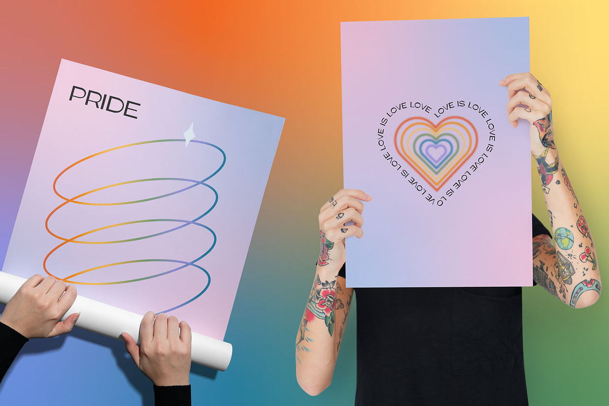 Pride Month Y2K Retro Collection, a Decorative Illustration by millering (Photo 8 of 14)