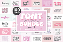 100 FONTS! Ultimate Font Bundle Vol3