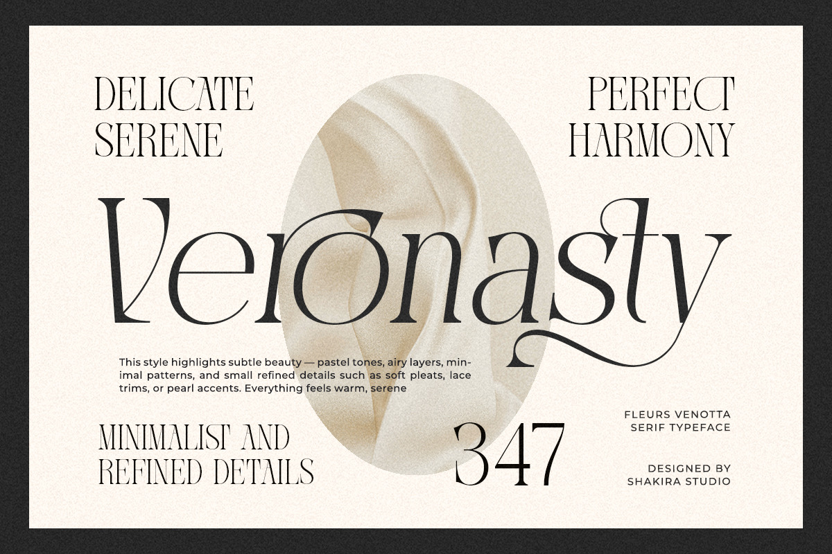 Elegant Modern - Fleurs Venotta, a Serif Font by Shakira Studio (Photo 5 of 10)