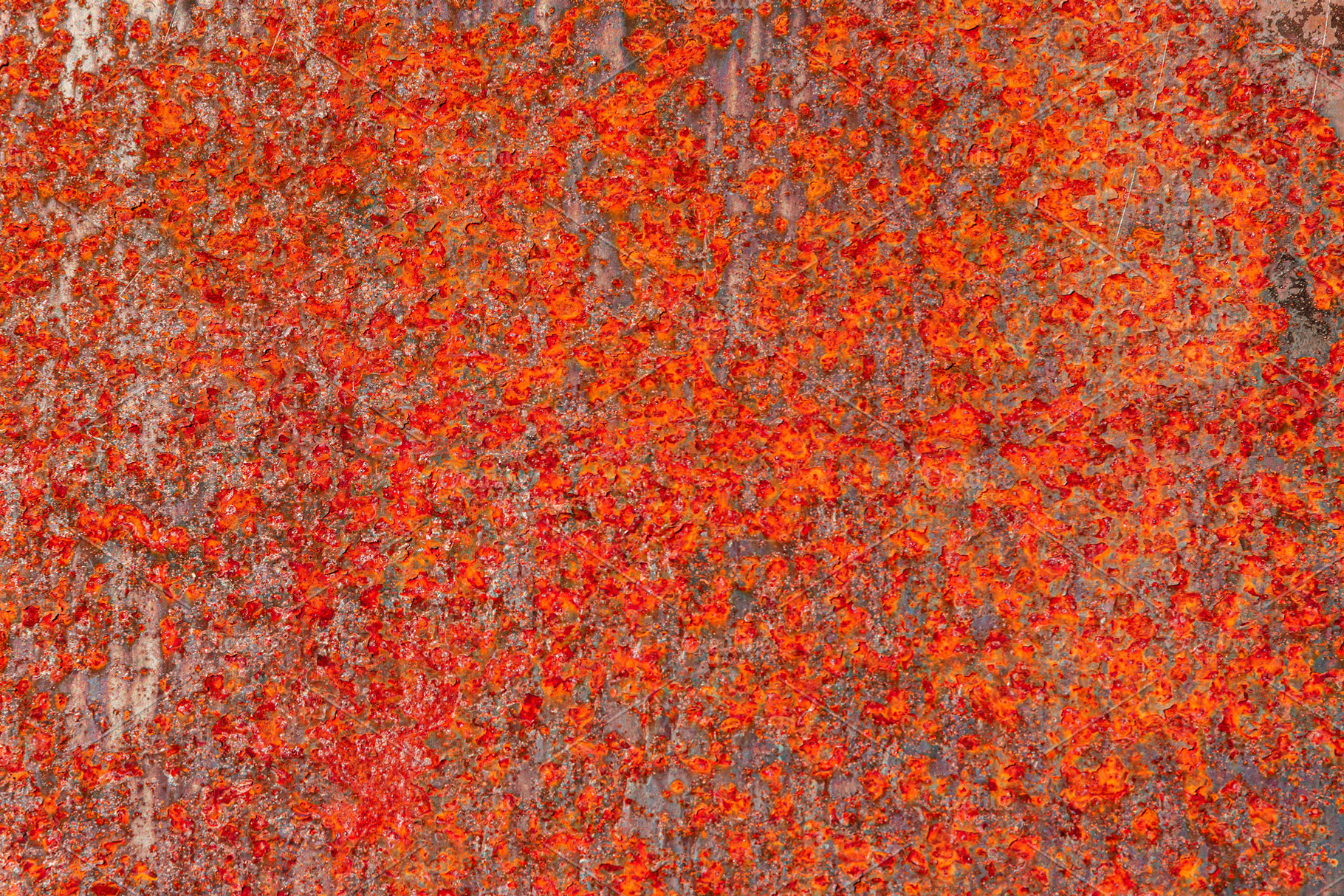 Vivid close-up of a rusted metal surface with intense orange and, a Background Photo by Ales Munt