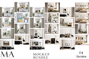 Modern Interior Frame Mockup Bundle, a Household Mockup by Mockup Art Atelier (Thumbnail 2 of 33)