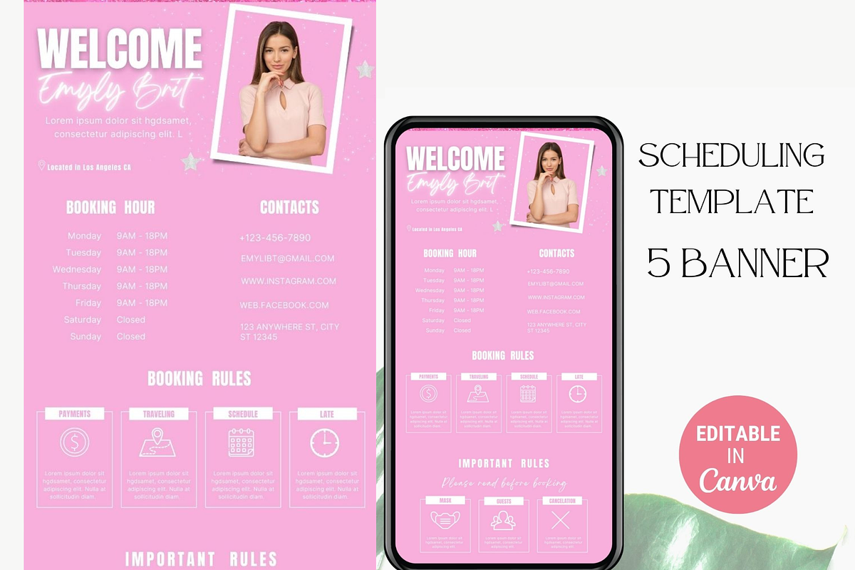 Acuity Scheduling Template, a Templates & Theme by TimCanvaTemplate (Photo 2 of 5)