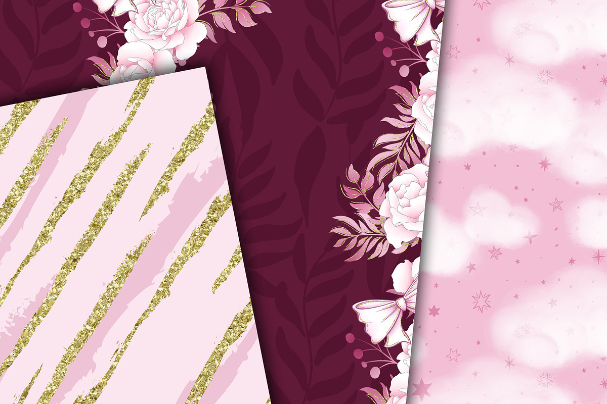 Carousel patterns, a Pattern Graphic by DarinaDigital (Photo 4 of 6)