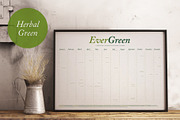 Undated Eco Wall Calendar Template, a Poster Template by Elibee (Thumbnail 7 of 8)