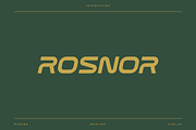 Rosnor - Modern Sport Typeface, a Font by Letterna (Thumbnail 1 of 4)