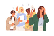 Busy people in stress at work set, a Person Illustration by Good Studio (Thumbnail 4 of 8)
