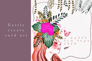Secret garden procreate stamp brush, a Brush Add-On by Meisanmui (Thumbnail 2 of 8)