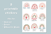Spring Rainbows Stickers, a Technology Illustration by rinaletters (Thumbnail 2 of 5)