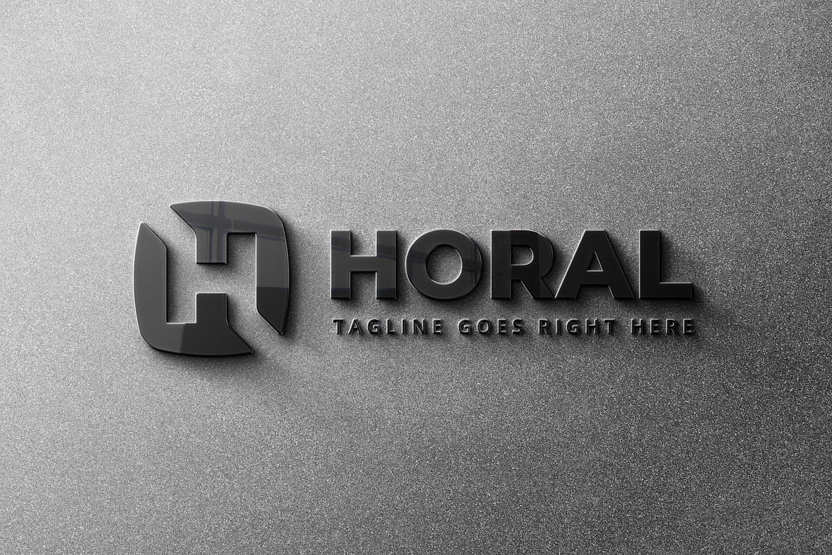 Horal H Letter Logo, a Branding & Logo Template by Tovarkovdesign (Photo 3 of 6)
