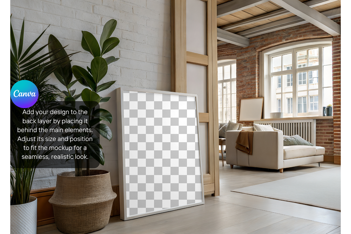 Urban Loft Frame Mockup, a Product Mockup by MockupWizard (Photo 3 of 5)