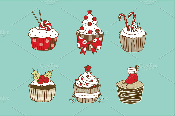 Xmas cupcakes preview 4