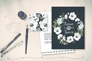 Vintage Black & White Florals, a Decorative Illustration by Lisa Glanz (Thumbnail 5 of 5)