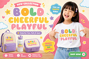 Rocket Bubble - Cute Font, a Sans Serif Font by Limited.studio (Thumbnail 2 of 5)