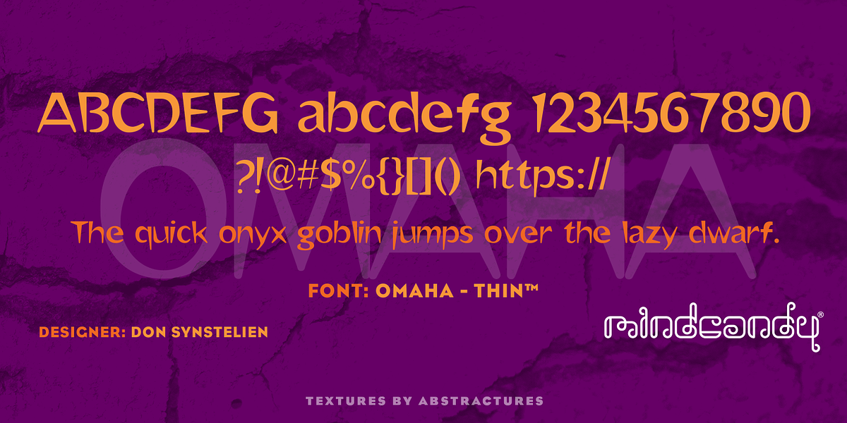 Omaha™, a Sans Serif Font by MINDCANDY (Photo 3 of 6)