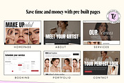 Makeup Artist Wix Studio Template, a Wix Template by Template Twist Shop (Thumbnail 4 of 10)
