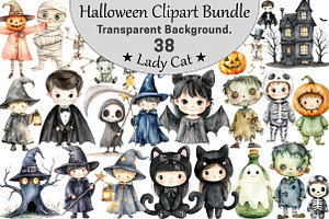 Halloween Clipart, an Illustration by CitraGraphics