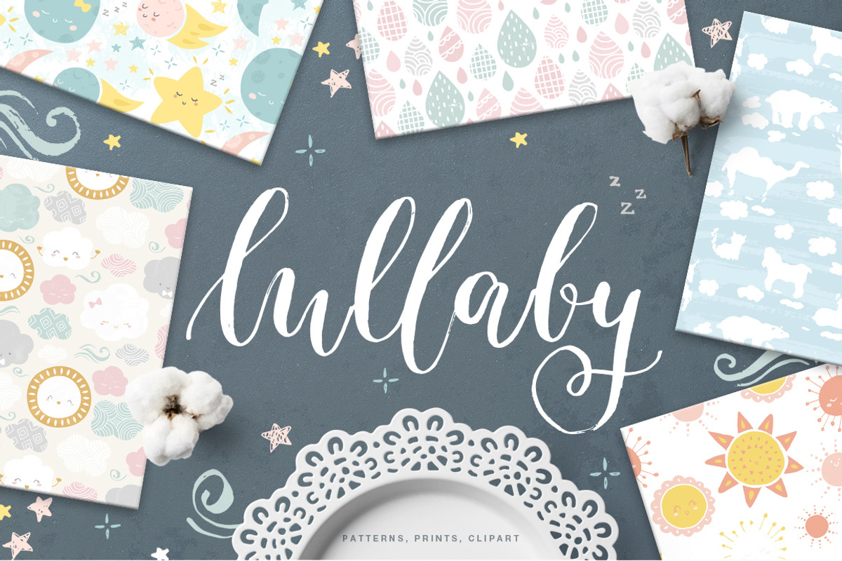 Cute baby patterns, prints, clipart, a Pattern Graphic by Inna Moreva (Photo 1 of 9)