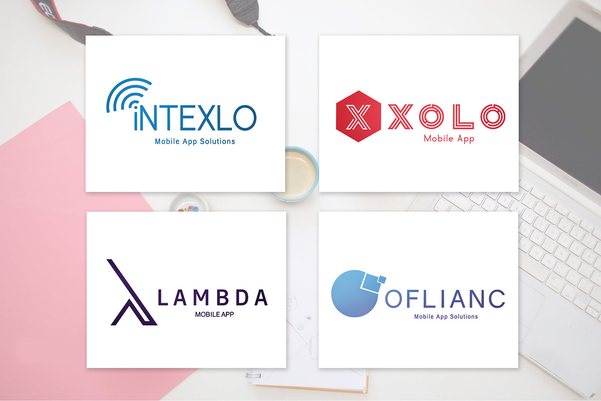 Mobile Application Branding Logos, a Branding & Logo Template by AN Productions (Photo 5 of 22)