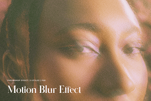 Motion Blur Effect, a Layer Style Add-On by Promo Graphics