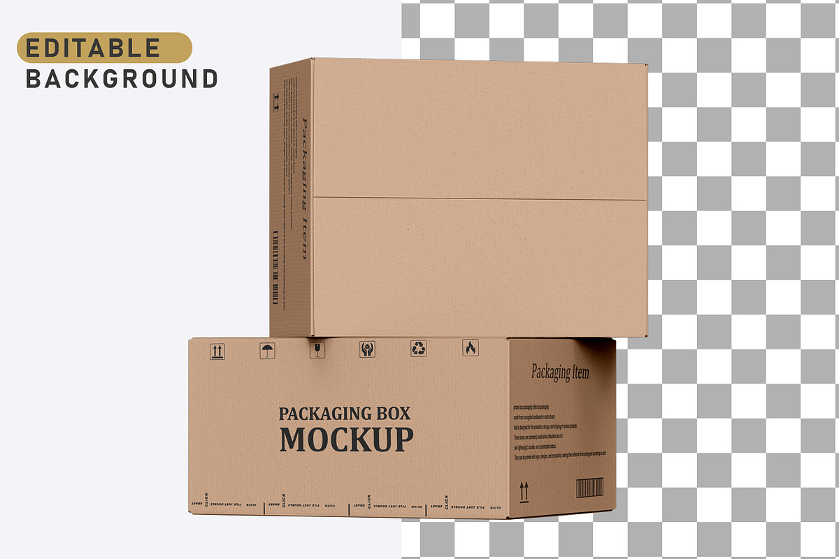 Rectangle Box Packaging Mockup, a Packaging Mockup by pixelmock (Photo 7 of 14)