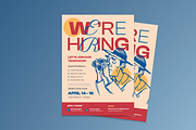 Job Hiring Flyer, a Flyer Template by MMPixelCraft (Thumbnail 1 of 5)