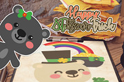 Happy St. Beartrick Day Clip Art, a Seasonal Illustration by Cozy Cat Design (Thumbnail 7 of 10)