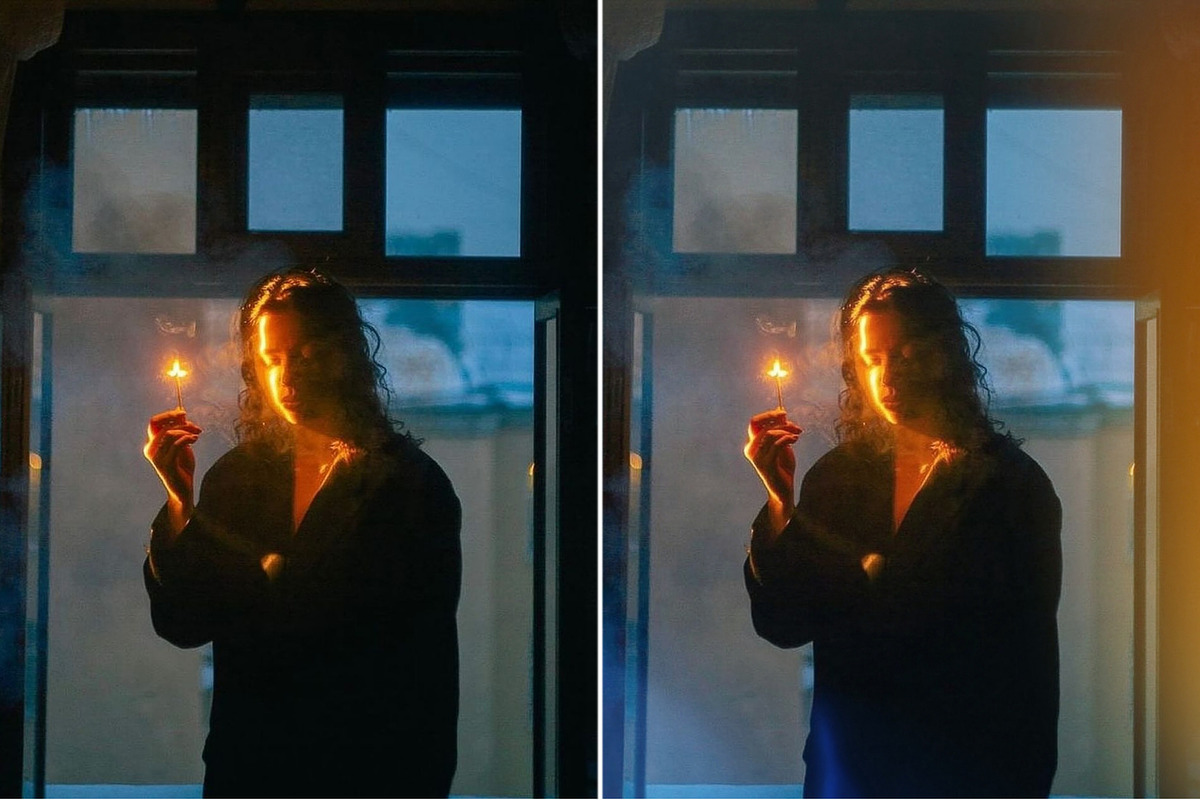 Film Light leak overlays, a Social Media Template by Presets store (Photo 4 of 10)