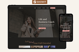 Showit Website Template - Adrian