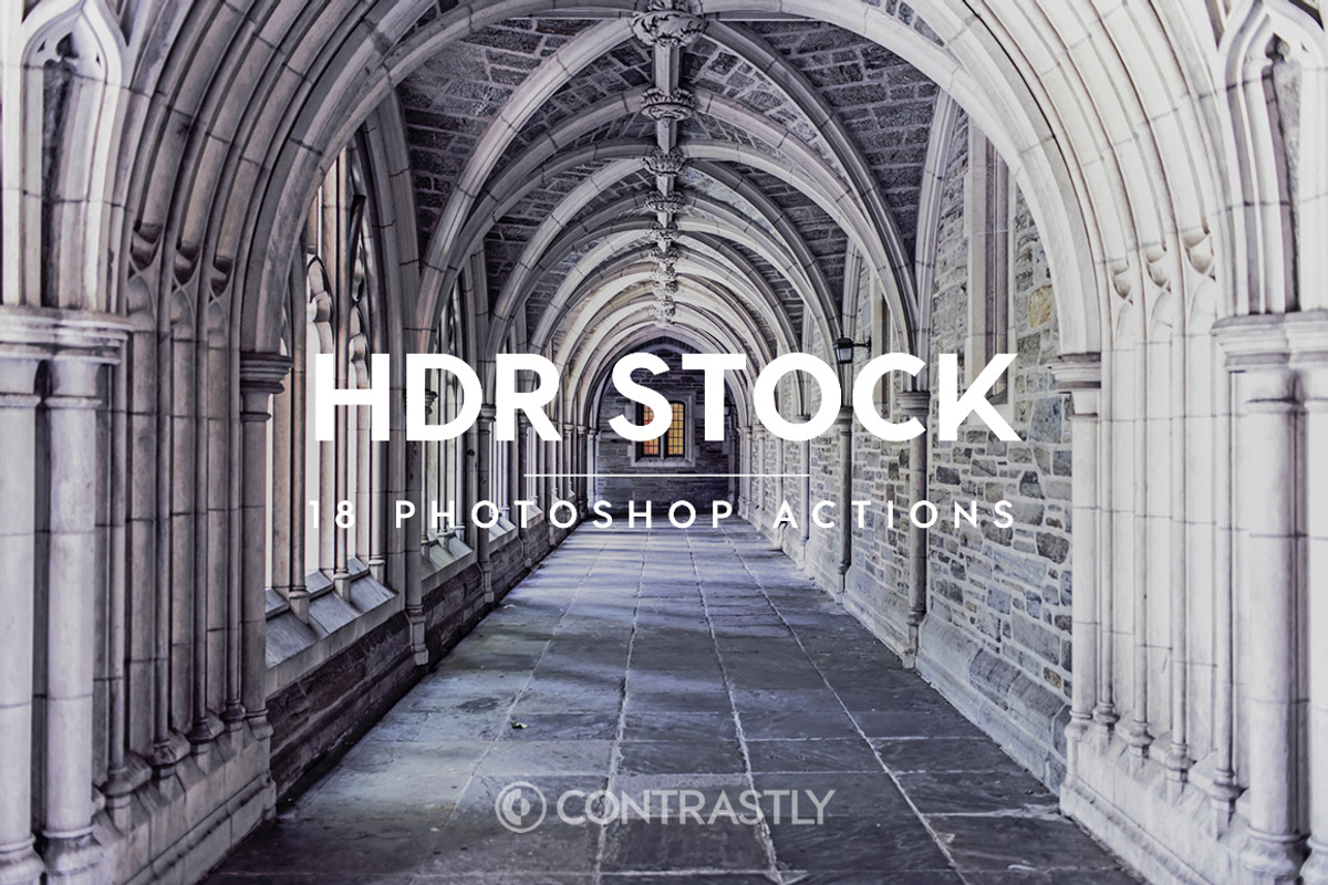 HDR Stock Photoshop Actions preview 6