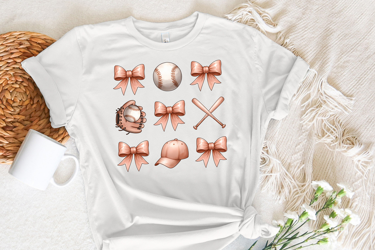 Pastel Rose Gold Baseball Coquette, an Object Graphic by SharpMarketplace (Photo 6 of 6)