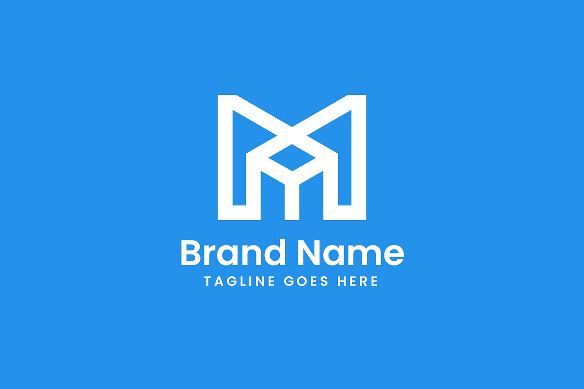 Letter M with Box Logo, a Branding & Logo Template by Evloxx Studio (Photo 3 of 3)